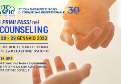 I Primi passi nel Counseling 2022 – 28 E 29 GENNAIO 2023